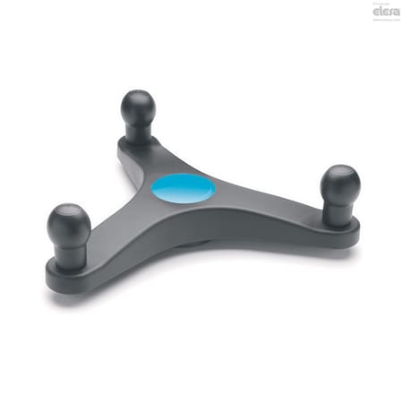 Elesa Three-arm handwheels, EYK.400+EBS A-20-C5 EYK.